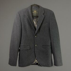 Farrell wool blazer jacket mens XS navy two button